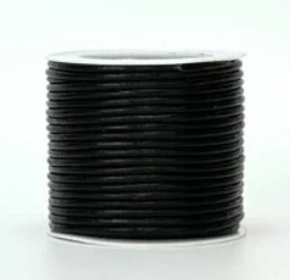 10 m. lædersnor 2 mm.