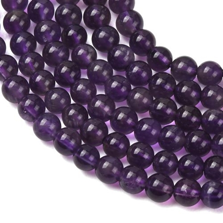 4 mm. chevron ametyst streng. 39 cm.