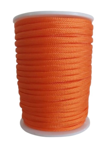 31 m. orange faldskærmsline. 4 mm.