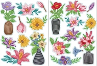 Stickersæt | Stort blomstersæt