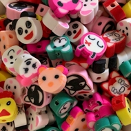 100 clayperler med dyrehoveder