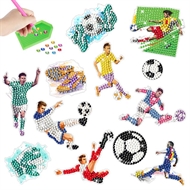 Sticker ark med fodboldmotiver