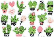 Stickersæt | Kaktus