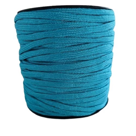 40 m. turkis faldskærmsline - 4 mm.