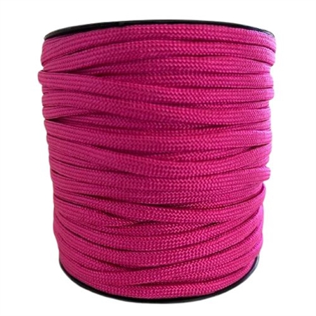 Faldskærmsline - Pink 4 mm.