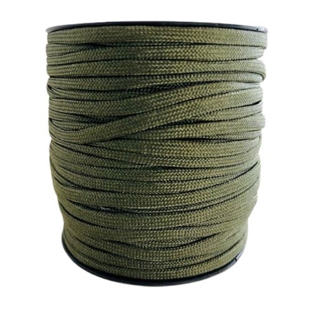 Faldskærmsline - Armygrøn 4 mm.