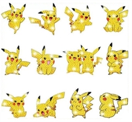 Sticker ark med Pikachu fra Pokemon