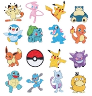 Sticker ark med Pokemon