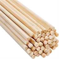 Rundstokke i bambus