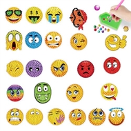 Sticker ark med smileyer