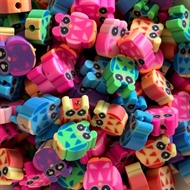 100 clayperler med ugler