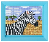 Gavesæt med ramme. zebra
