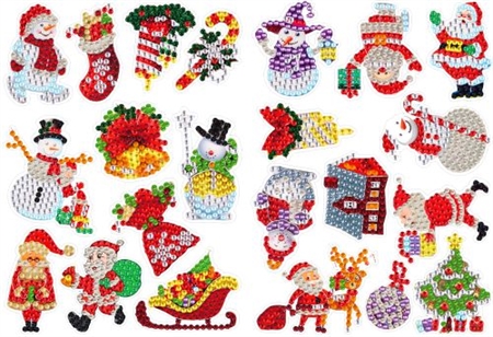 Stickersæt I Gammeldags jul