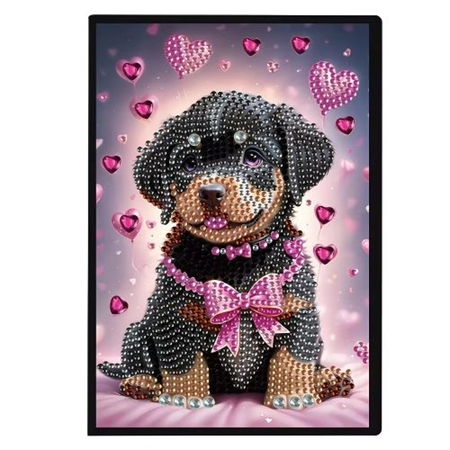 Notesbog rottweiler hvalp