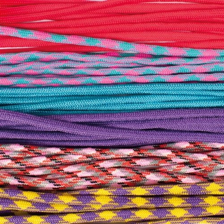 6 x 2,6 m. faldskærmsline. 4 mm. friske farver