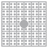 Lysegrå pixel perle nummer 277